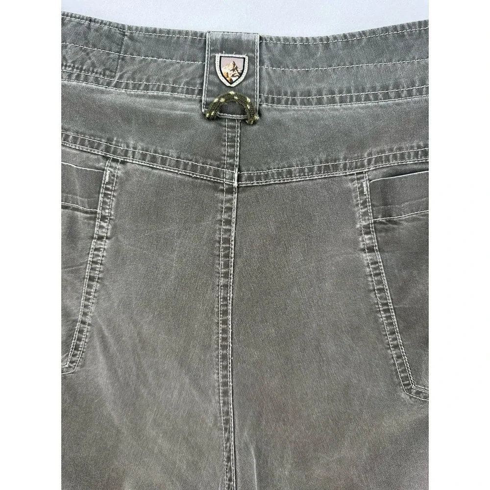 Kuhl Vintage Patina Dye Cargo Shorts Gray Hiking Outdoor Utility Mens Size 40